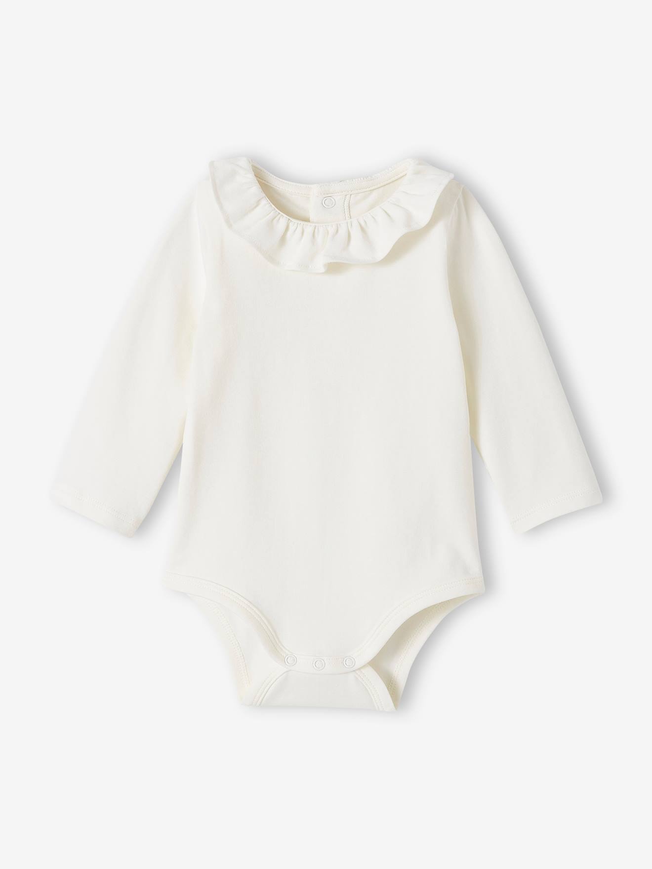 Vertbaudet 2er-Pack Baby Bodys mit Bubikragen Oeko-Tex - marine