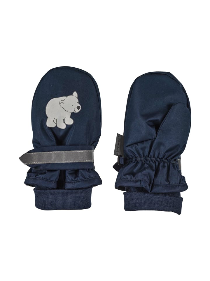 Sterntaler Fäustlinge Eisbär in marineblau günstig kaufen