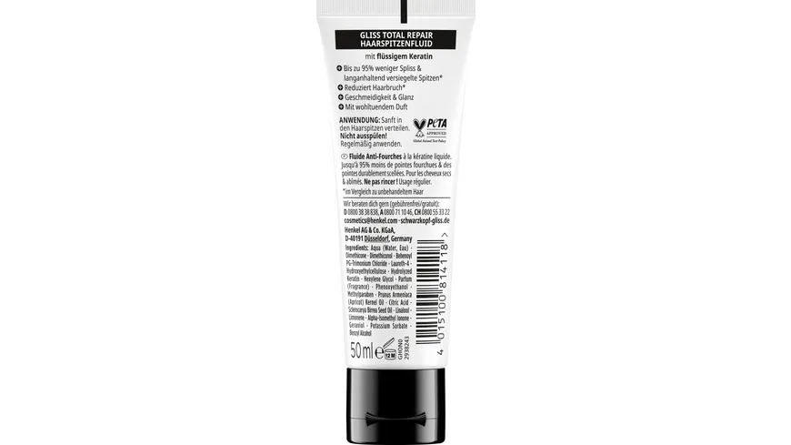 Schwarzkopf Gliss Haarspitzenfluid Total Repair 50 ml