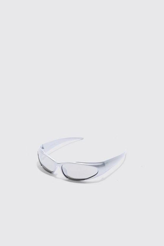 Racer Sonnenbrille aus Chrom