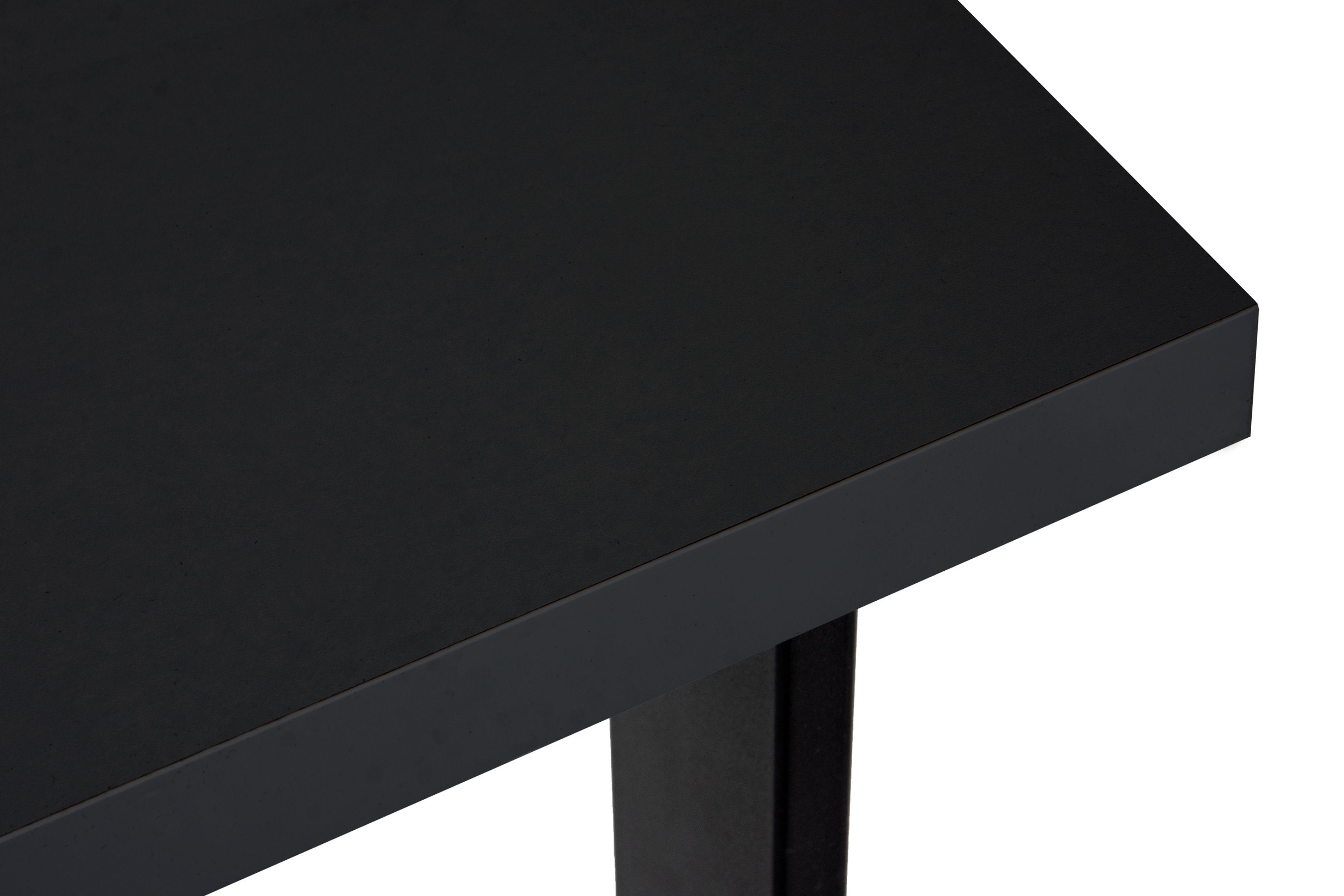 Konsimo Esstisch CETO Esszimmertisch Küchentisch 150x80cm, ausziehbar bis 190cm, rechteckig, Loft-Stil