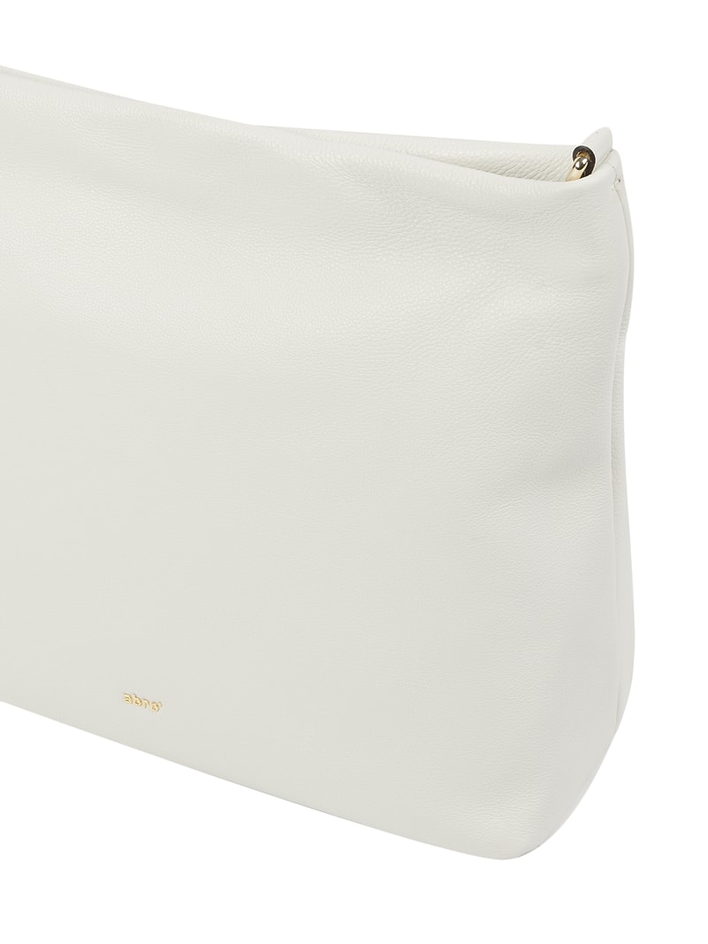 Shopper aus Leder Modell 'Kaia' in weiß