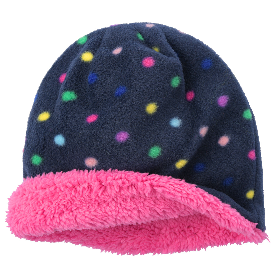Mädchen Mütze mit Pünktchen