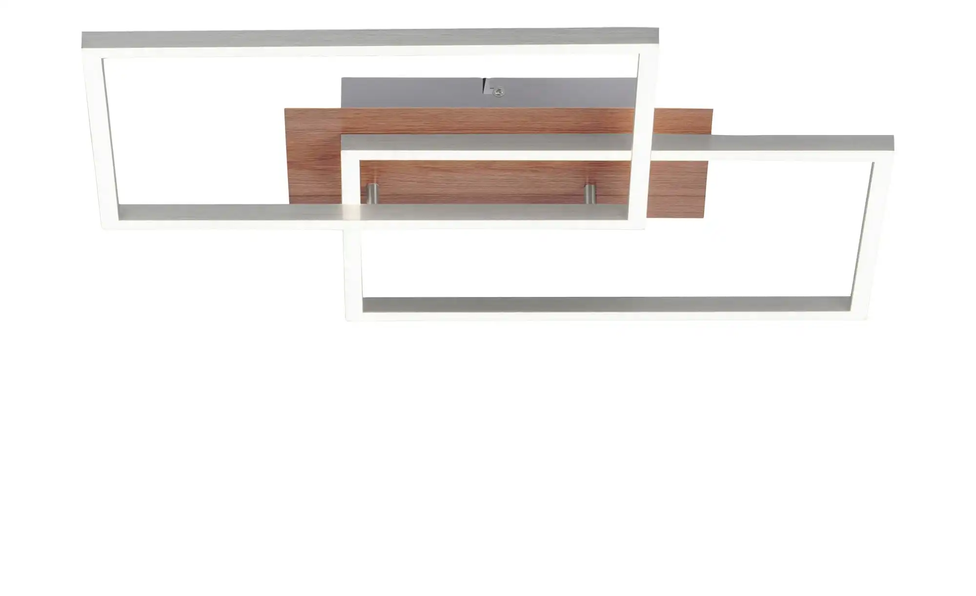 Paul Neuhaus LED-Deckenleuchte, 2-flammig, Kunststoff-Holzdekor