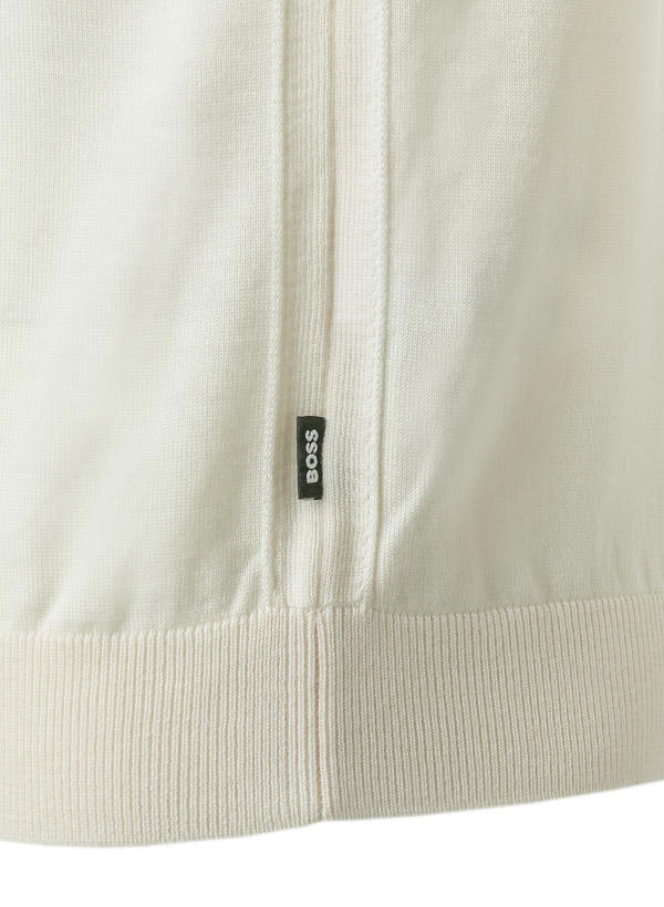 BOSS Black, Rollkragenpullover, Schurwolle, ecru