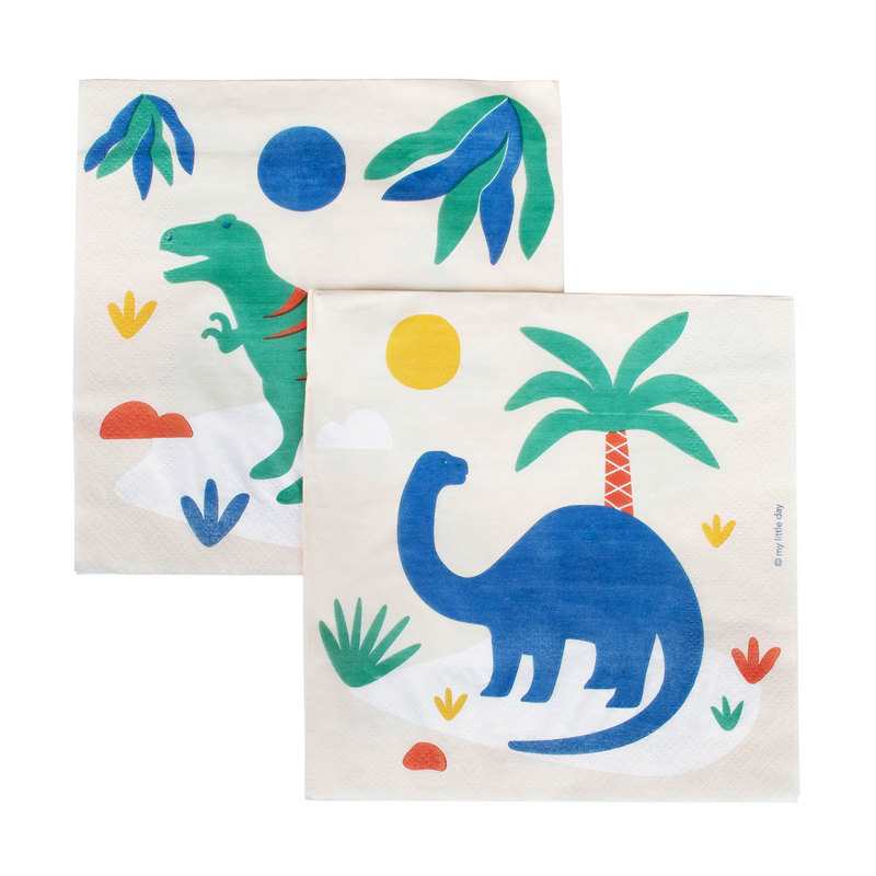 20 serviettes Dinosaure My little day
