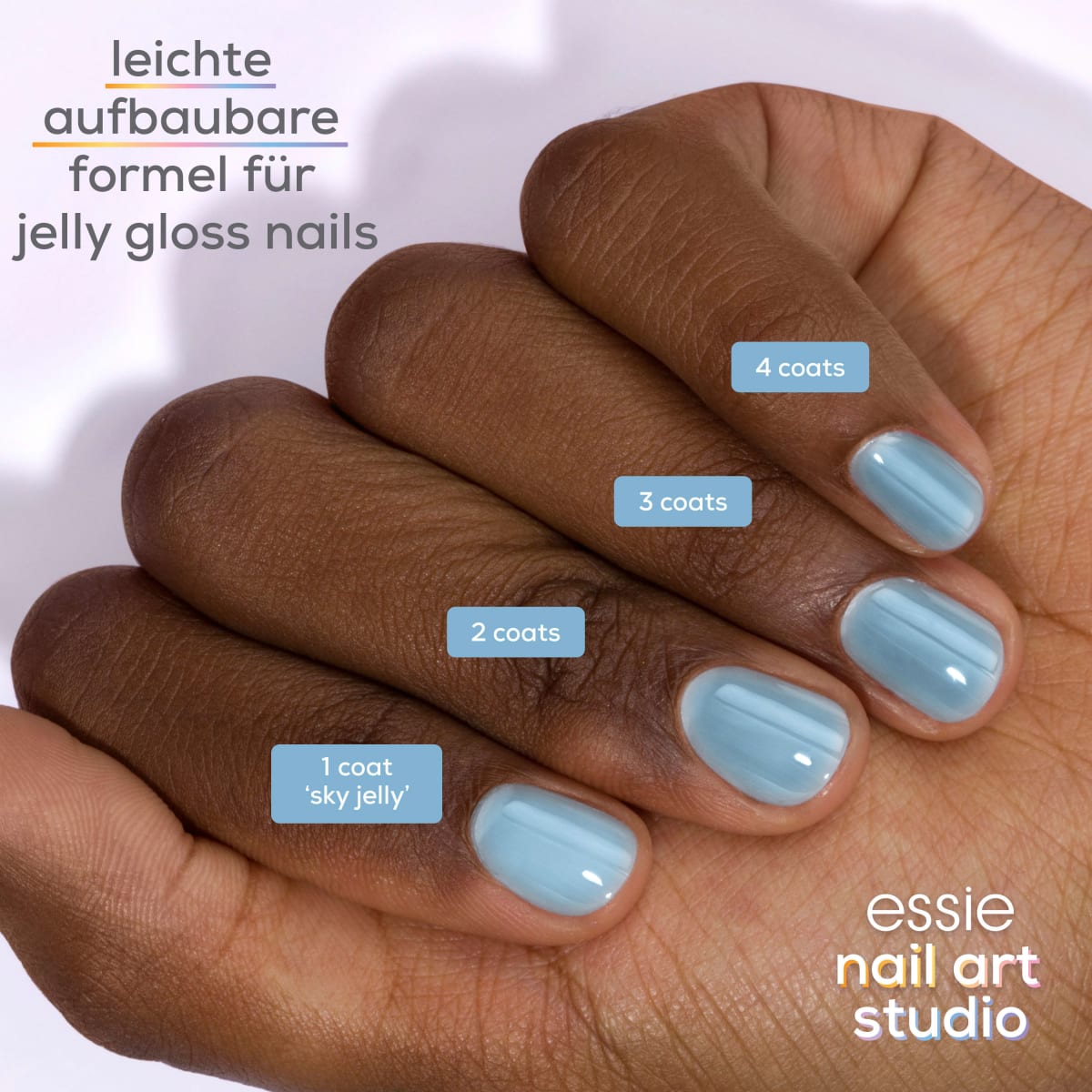Nagellack 100 Jelly Gloss Sky Jelly, 13,5 ml