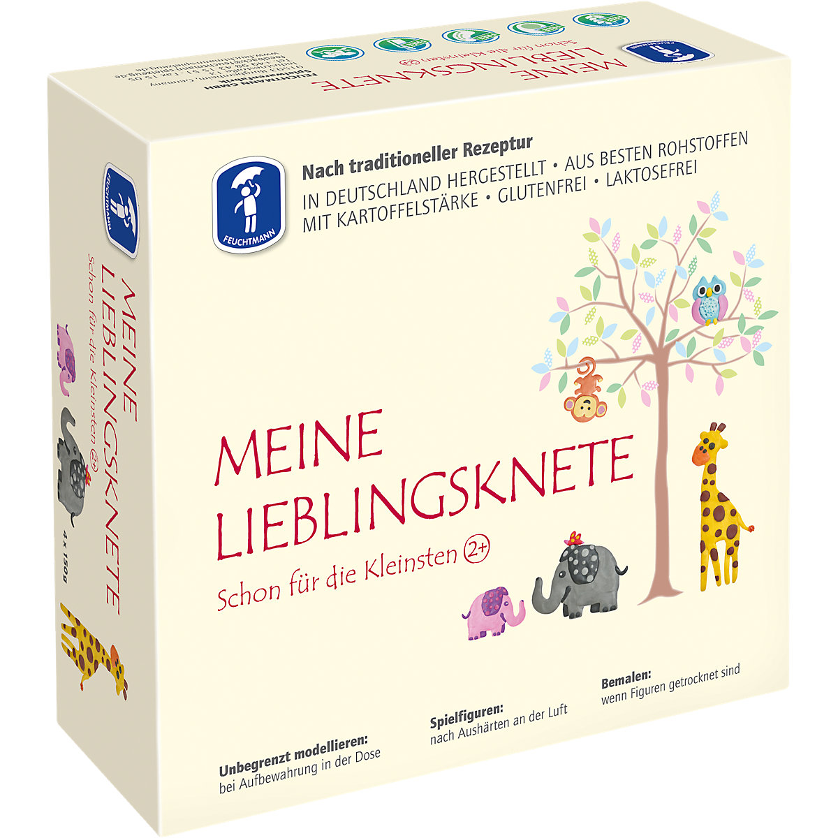 Meine Lieblingsknete Soft Knete, 4 x 150 g