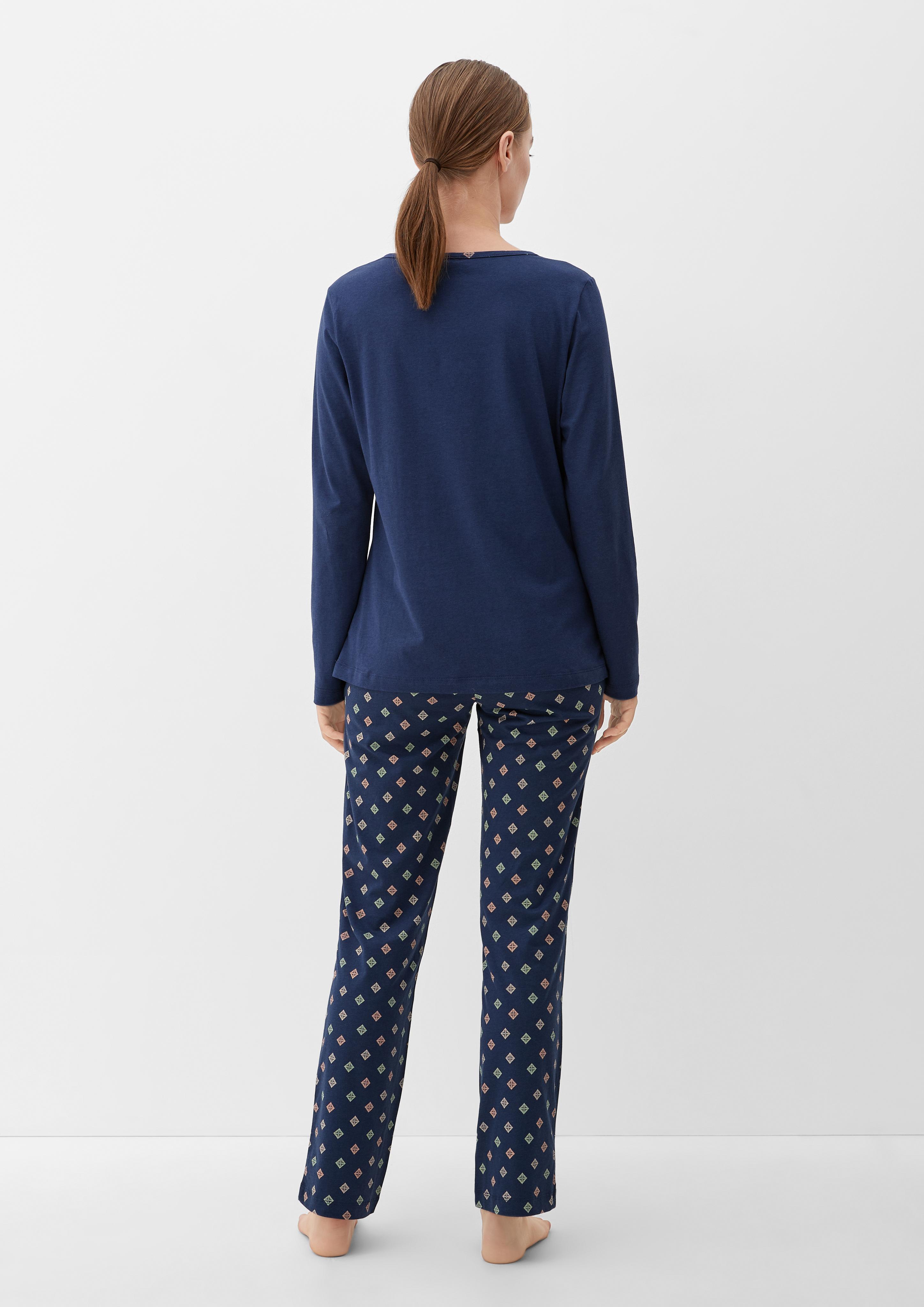 Langes Pyjama-Shirt  6008357-5865