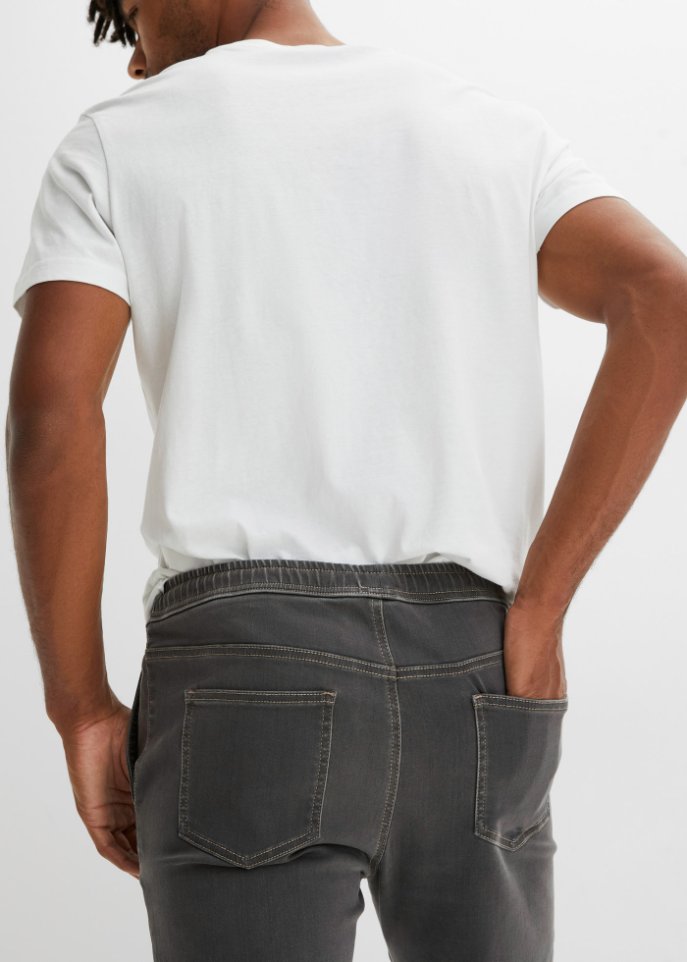 Regular Fit Schlupf-Thermojeans, Straight