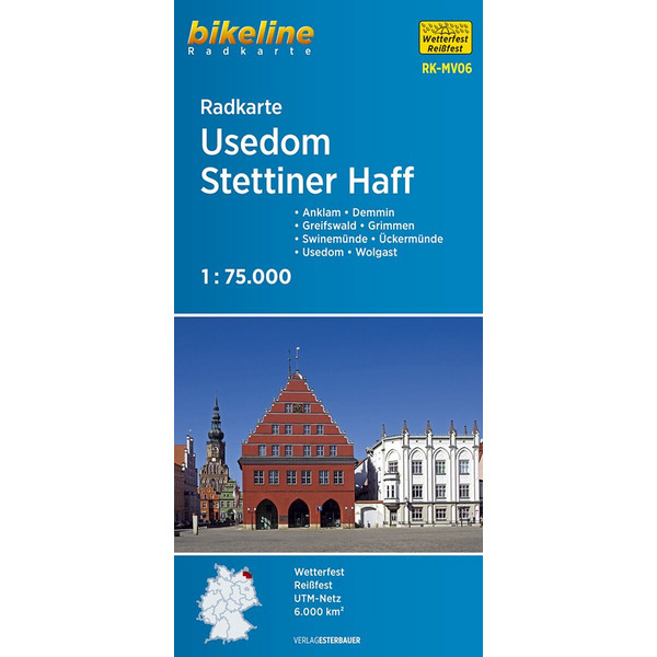 BIKELINE RK USEDOM STETTINER HAFF - Fahrradkarte