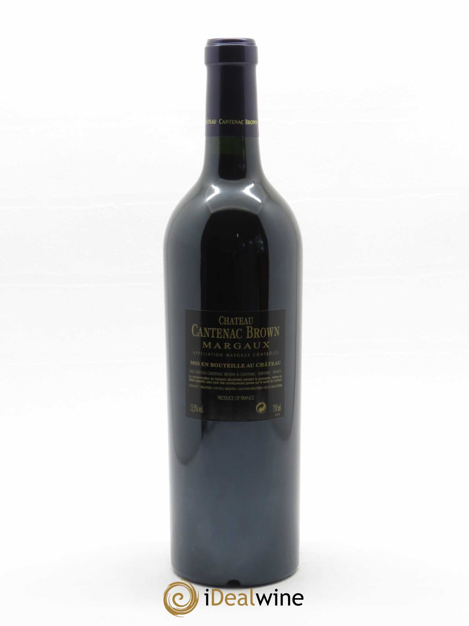 Château Cantenac Brown 3ème Grand Cru Classé (CBO à partir de 6 bts) 2014 - Lot de 1 Bouteille