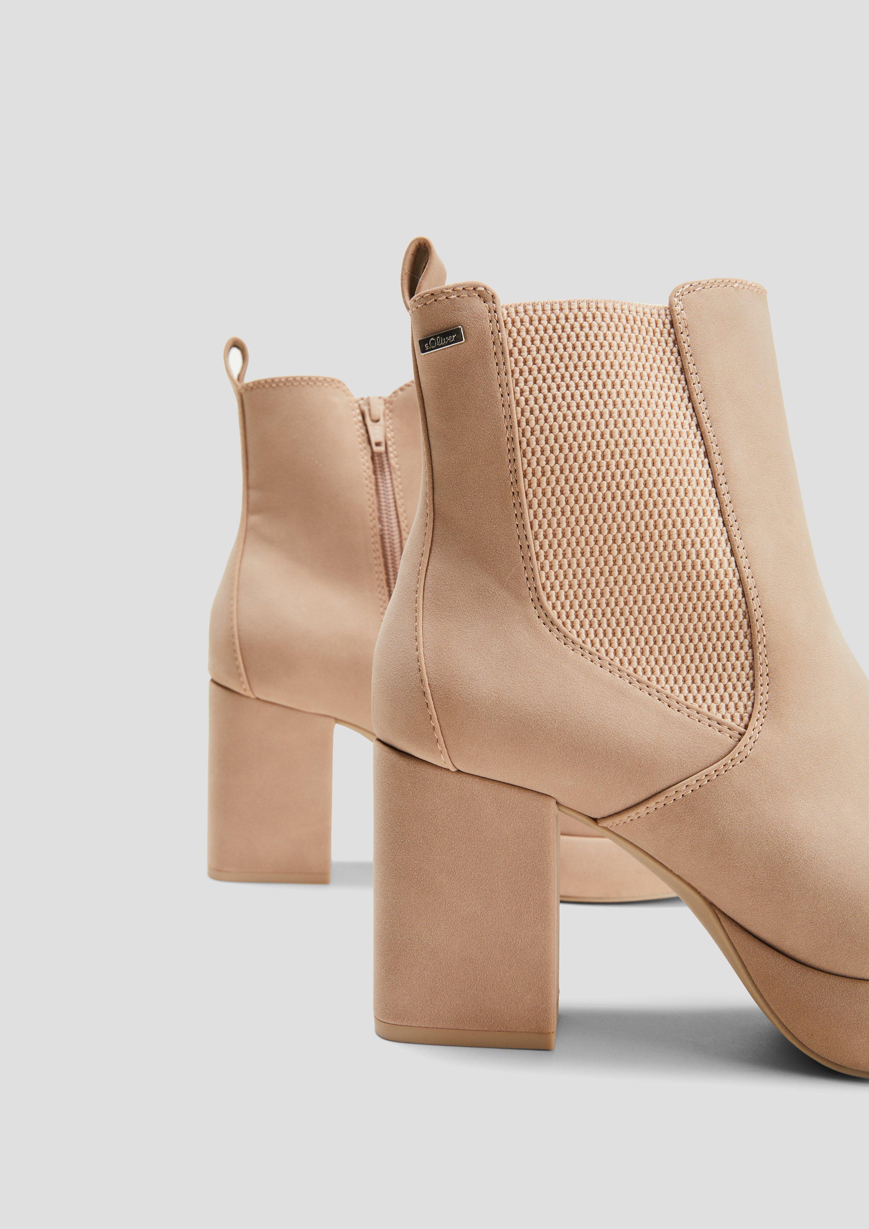 Chelsea Boots mit Blockabsatz  6008301-512