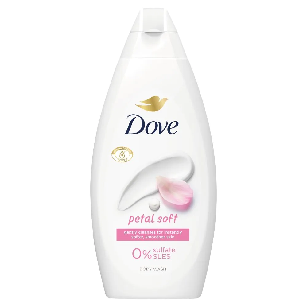Dove Essential Care Petal Soft - гел за туширање 450 мл