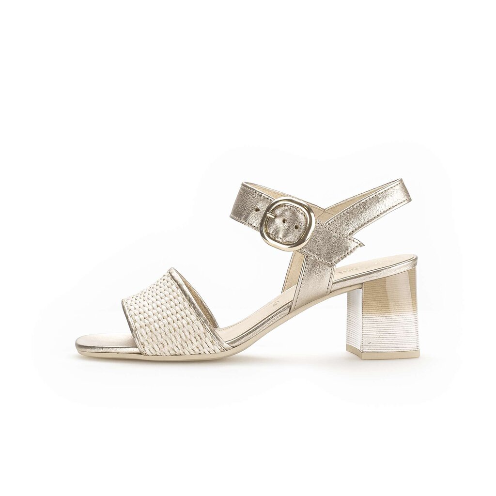 Gabor fashion Riemchensandale gold