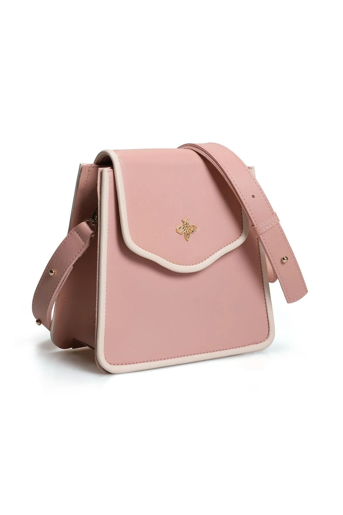 Lucky Bees  Clutch - Rosa - Unifarben
