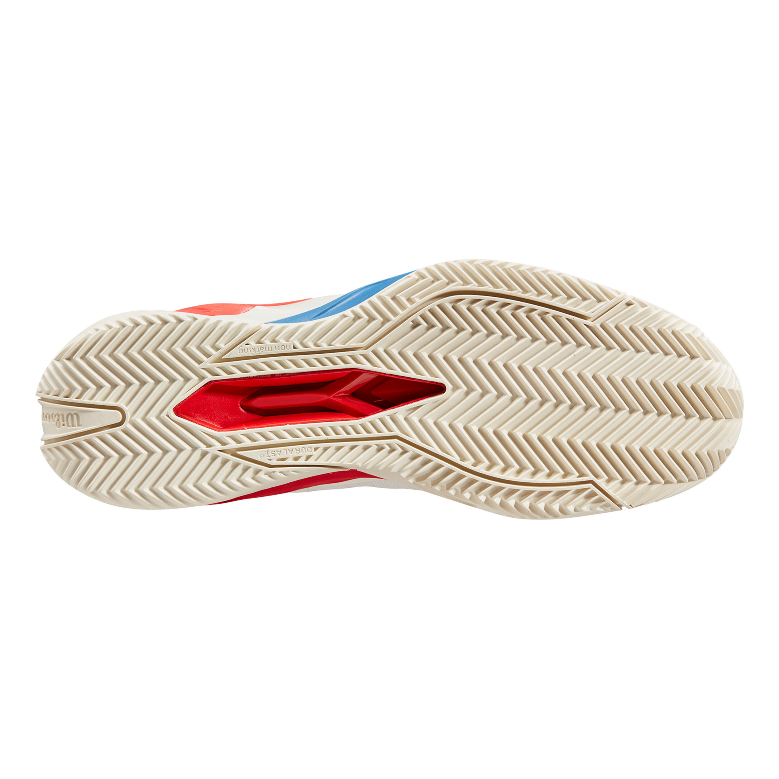 Rush Pro 4.0 Sandplatzschuh Herren - Weiß, Rot