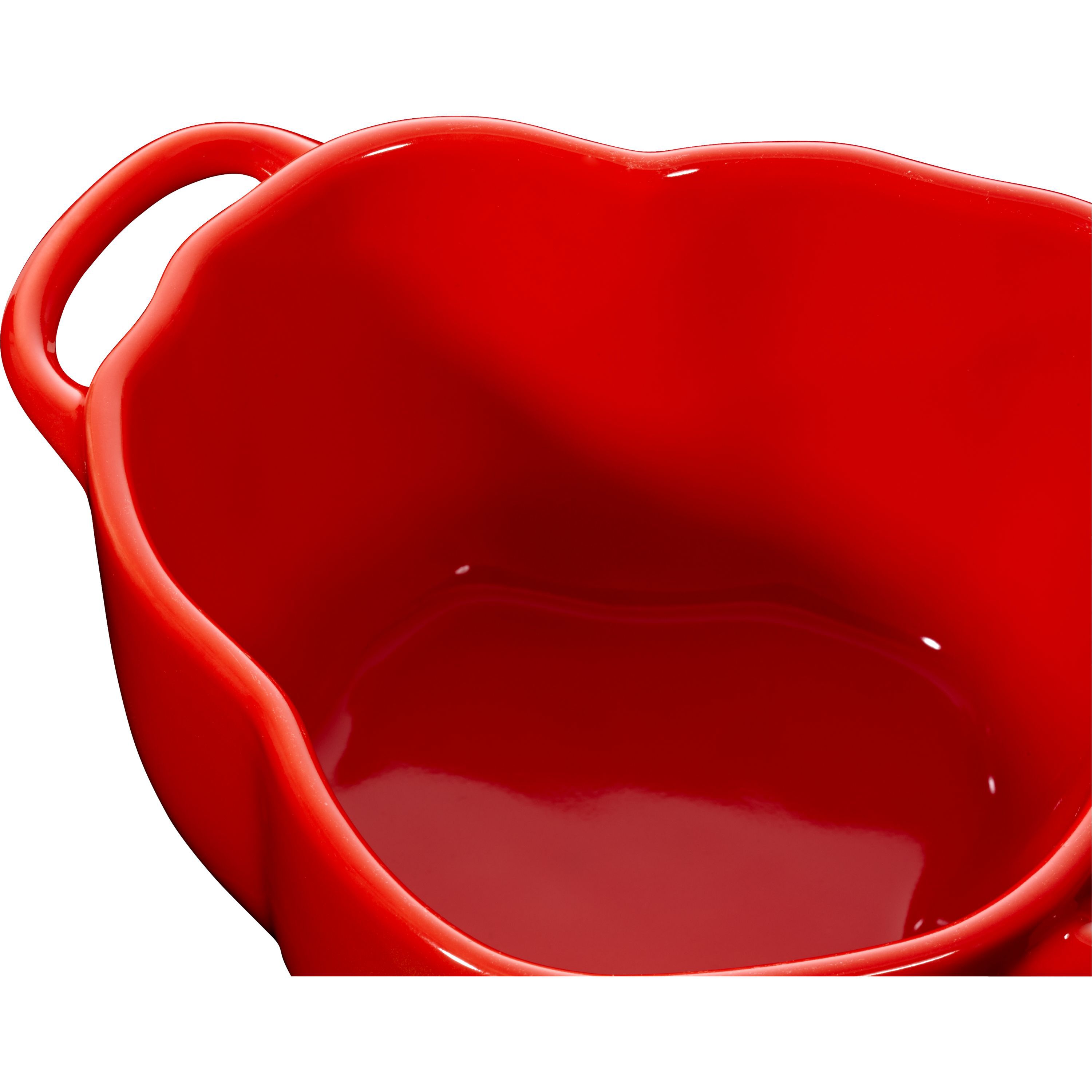 Cocotte 11 cm, Paprika, Orange-Rot, Keramik