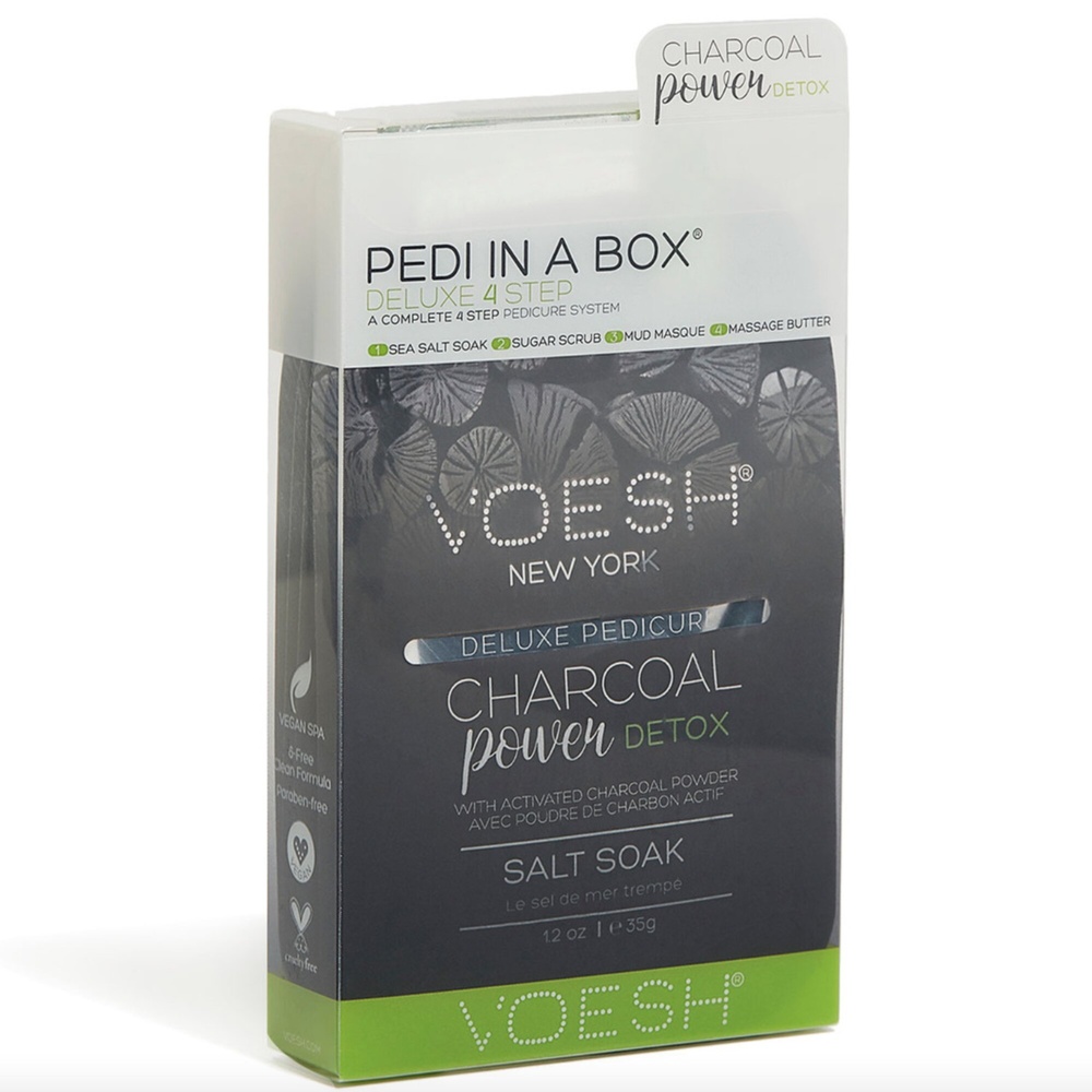 voesh SET PIEDS CHARBON 4 ETAPES soins pieds