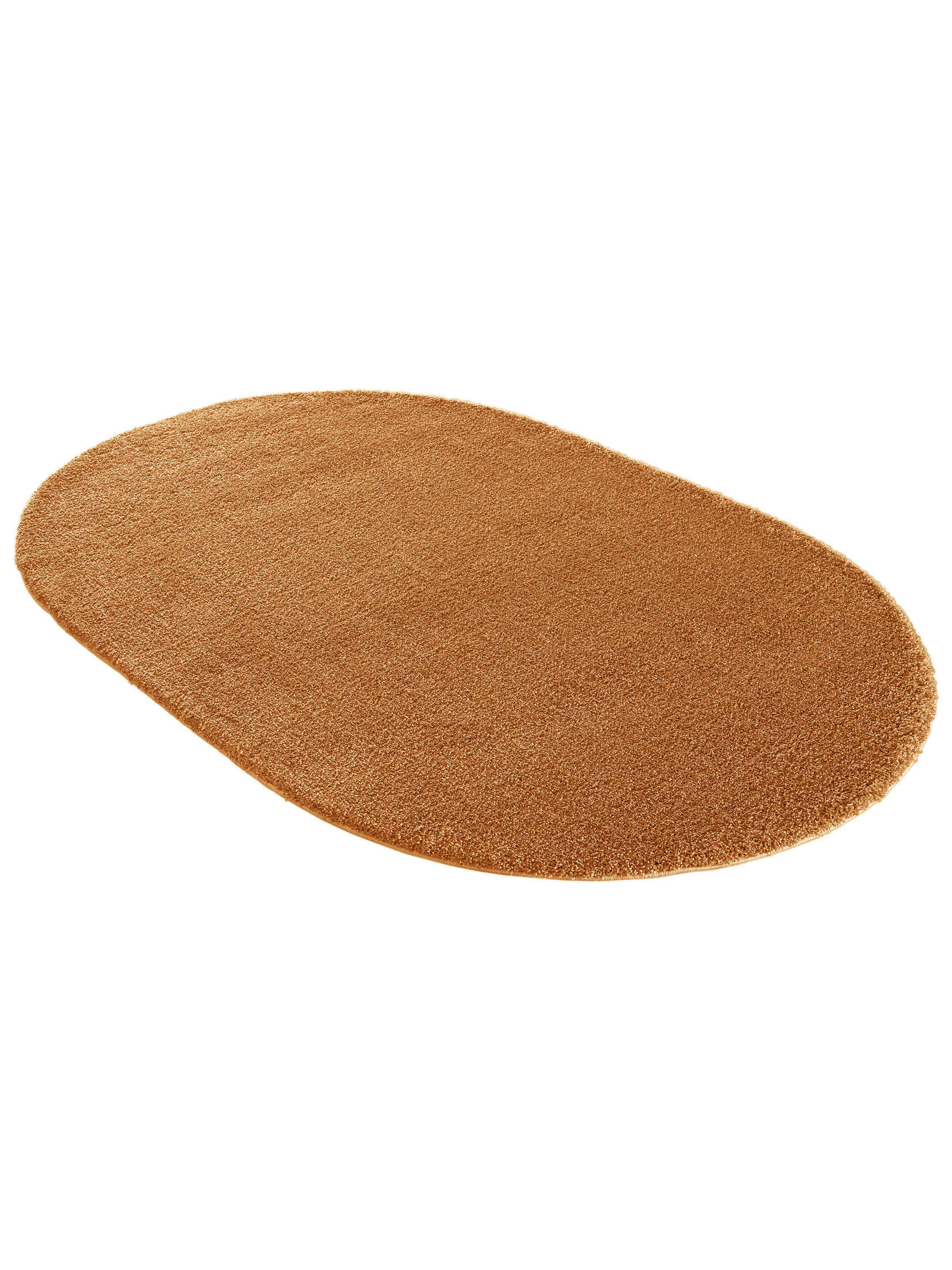 Lounge Hochflor-Teppich, Cognac