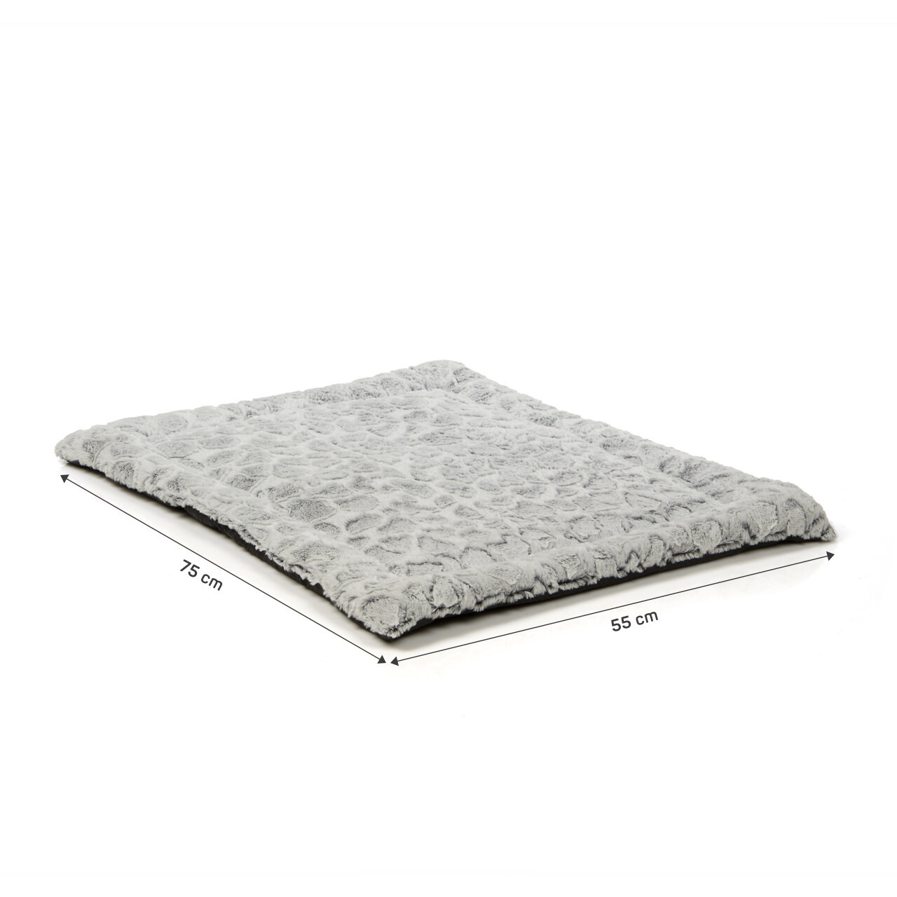Wallace & Jones Hundebetten Wallace & Jones gepolsterte Plüsch Wendedecke Snow M