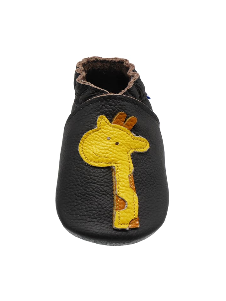 Yalion Leder-Krabbelschuhe 