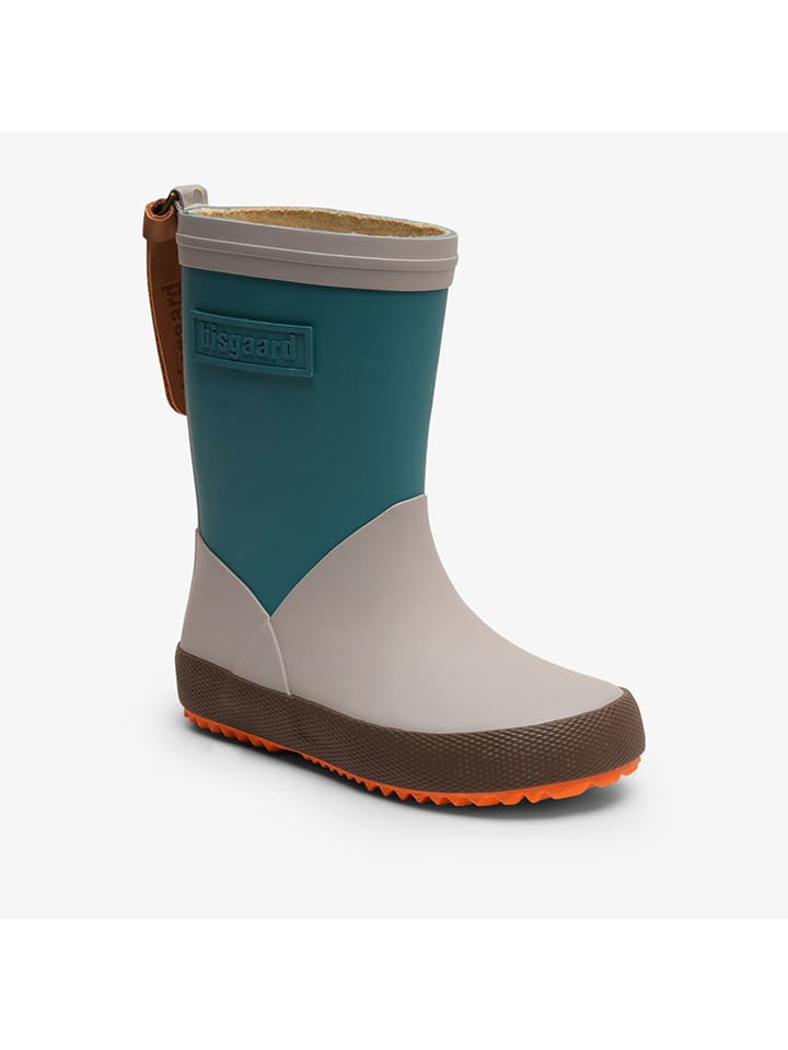 bisgaard Gummistiefel in Grau/ Petrol günstig kaufen