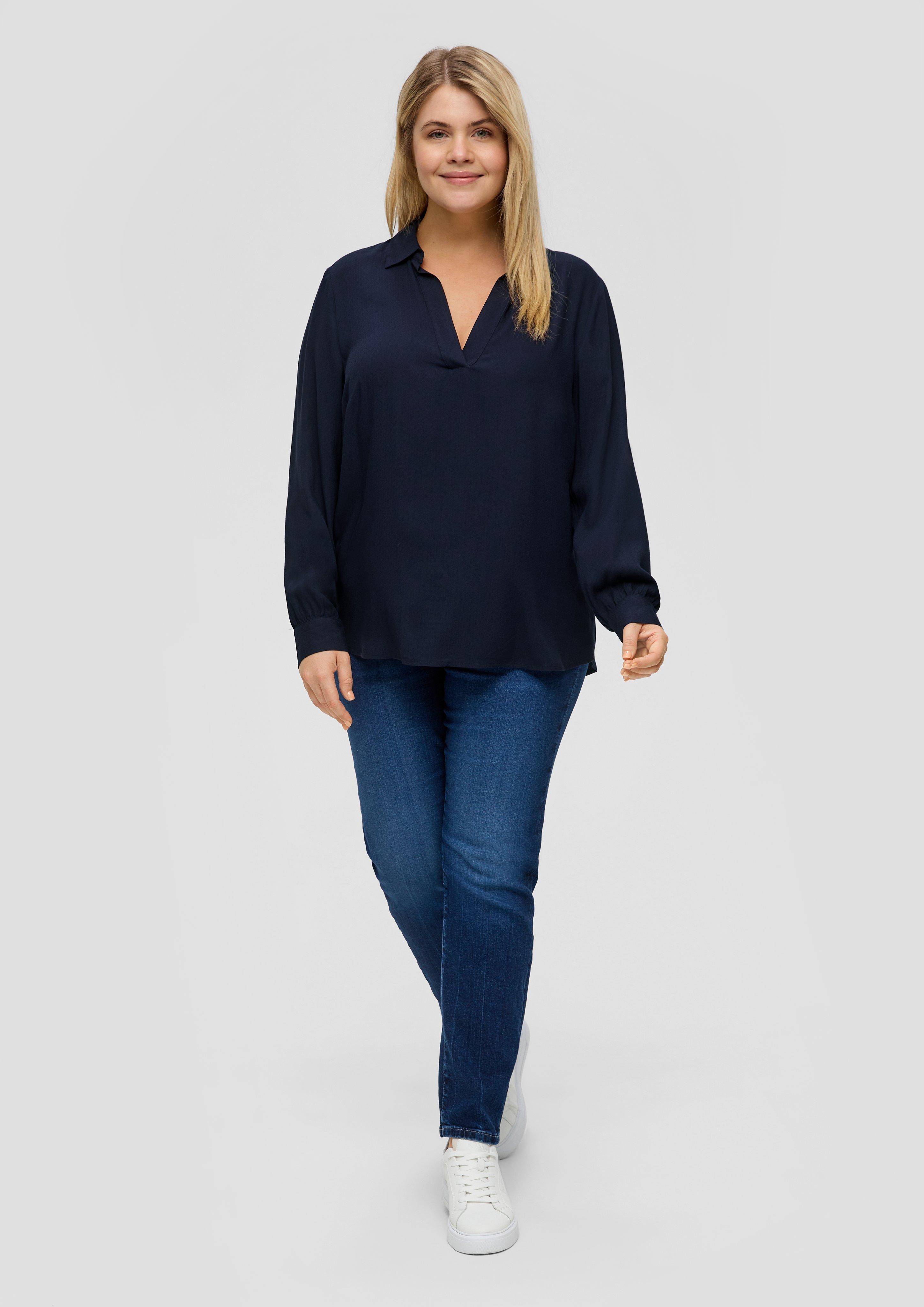 Viskosebluse mit All-over-Print  2151565-5959