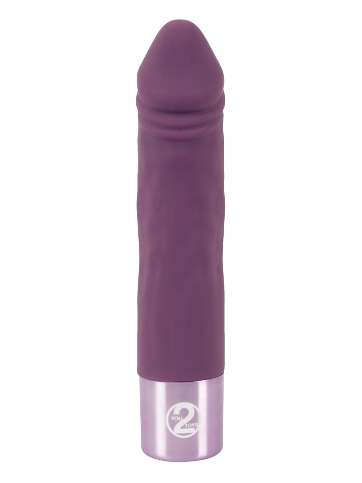 Elegant Series Vibrator Realistic Vibe in lila günstig kaufen 14,3 cm