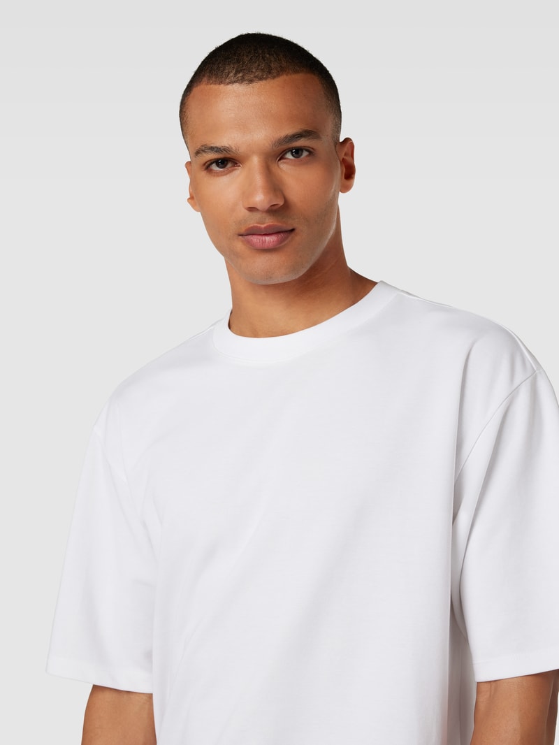 T-Shirt mit Rundhalsausschnitt in weiß