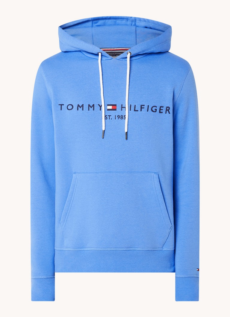 Tommy Hilfiger hoodie with kangaroo pocket and logo embroidery