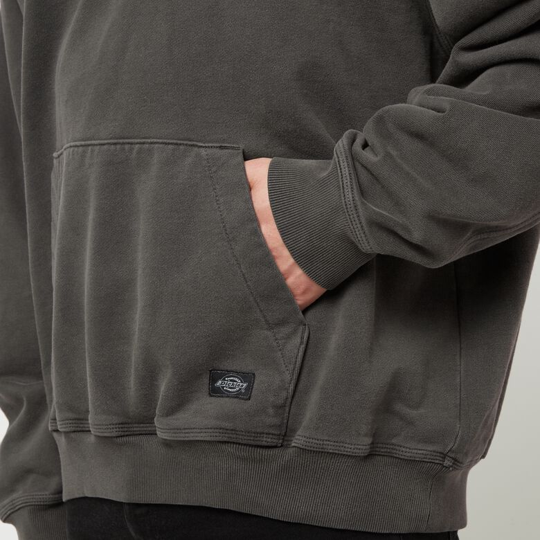 Dickies Garment Dyed Hoodie black pigment wash