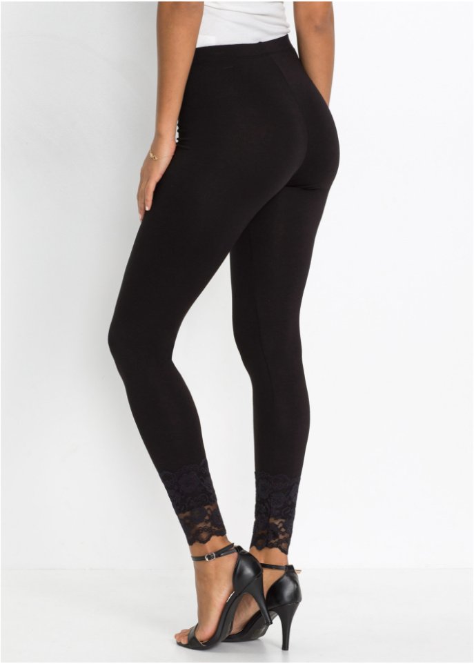 Leggings mit Spitze