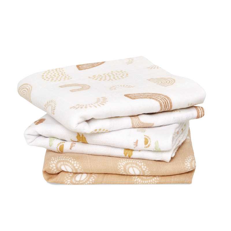 Lot de 3 langes keep rising terracota Aden et Anais