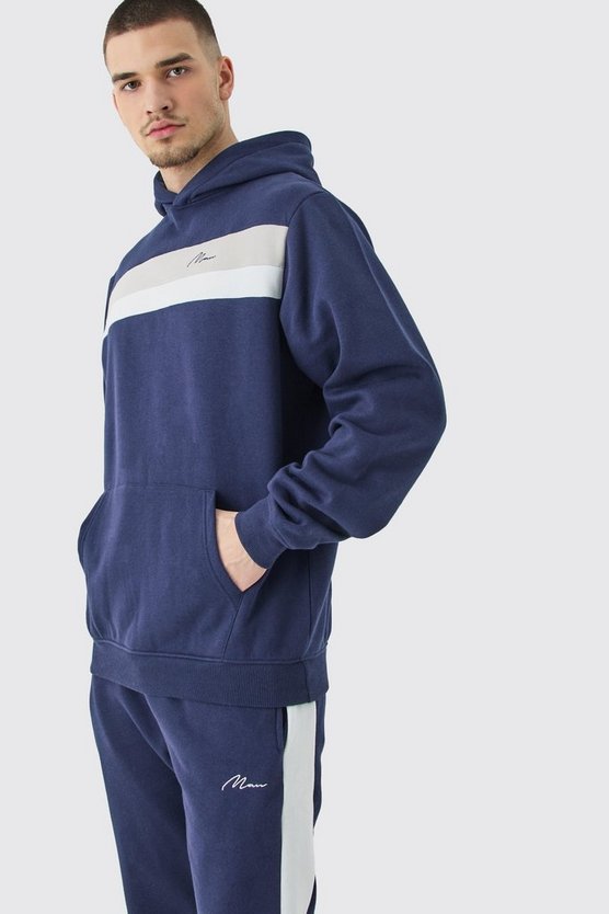 Tall Man Signature Colorblock Trainingsanzug mit Kapuze