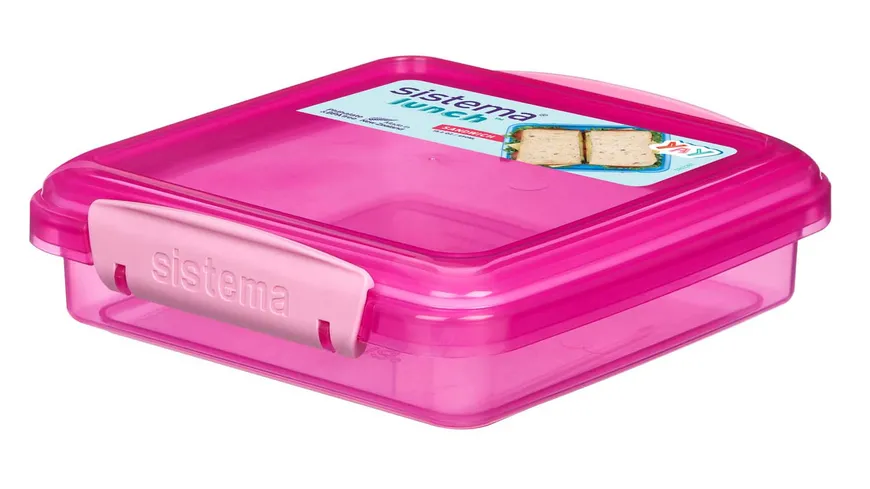 sistema Brotdose Sandwichbox 450ml Achtung: diesen Artikel gibt es in verschiedenen farblichen Ausführungen. Sie erhalten nur 1 Artikel (zufällige Auswahl im Lager). Eine Vorauswahl ist leider nicht möglich.