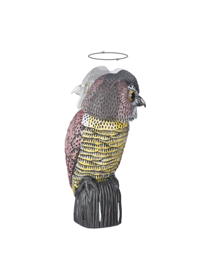 relaxdays Vogelschreck Eule in Bunt günstig kaufen onesize