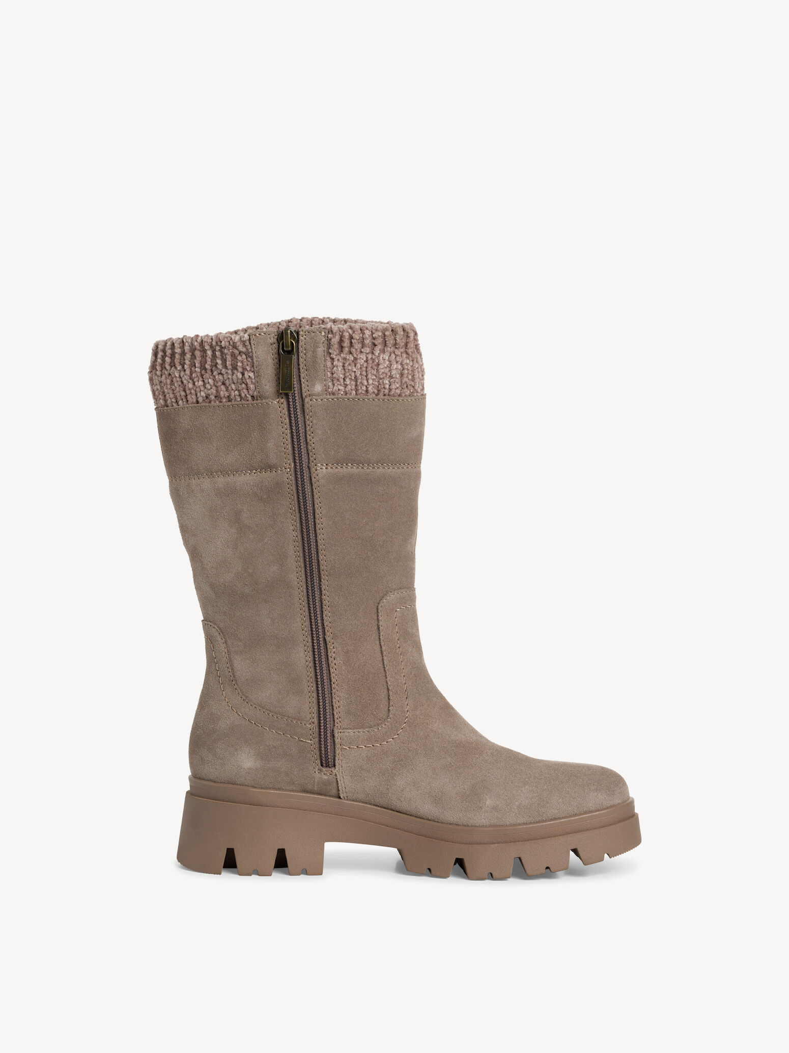Bottine en cuir - marron