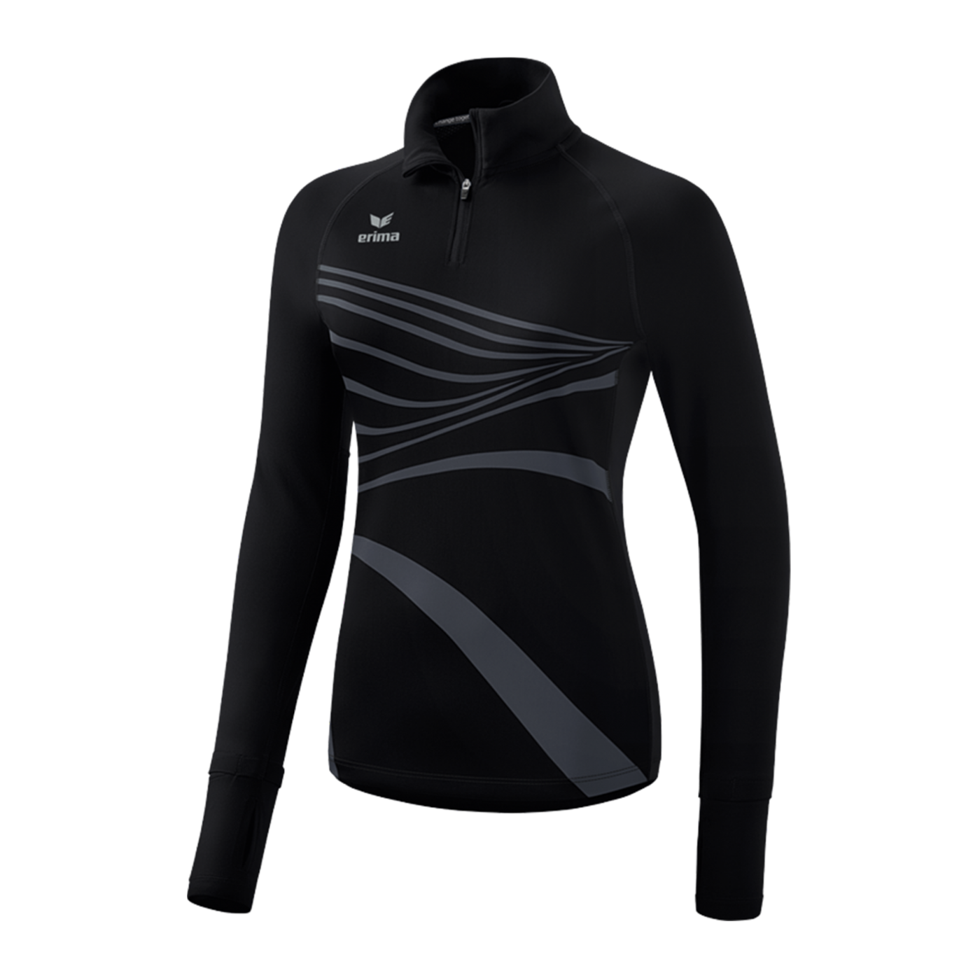 Erima Racing Longsleeve Damen Schwarz