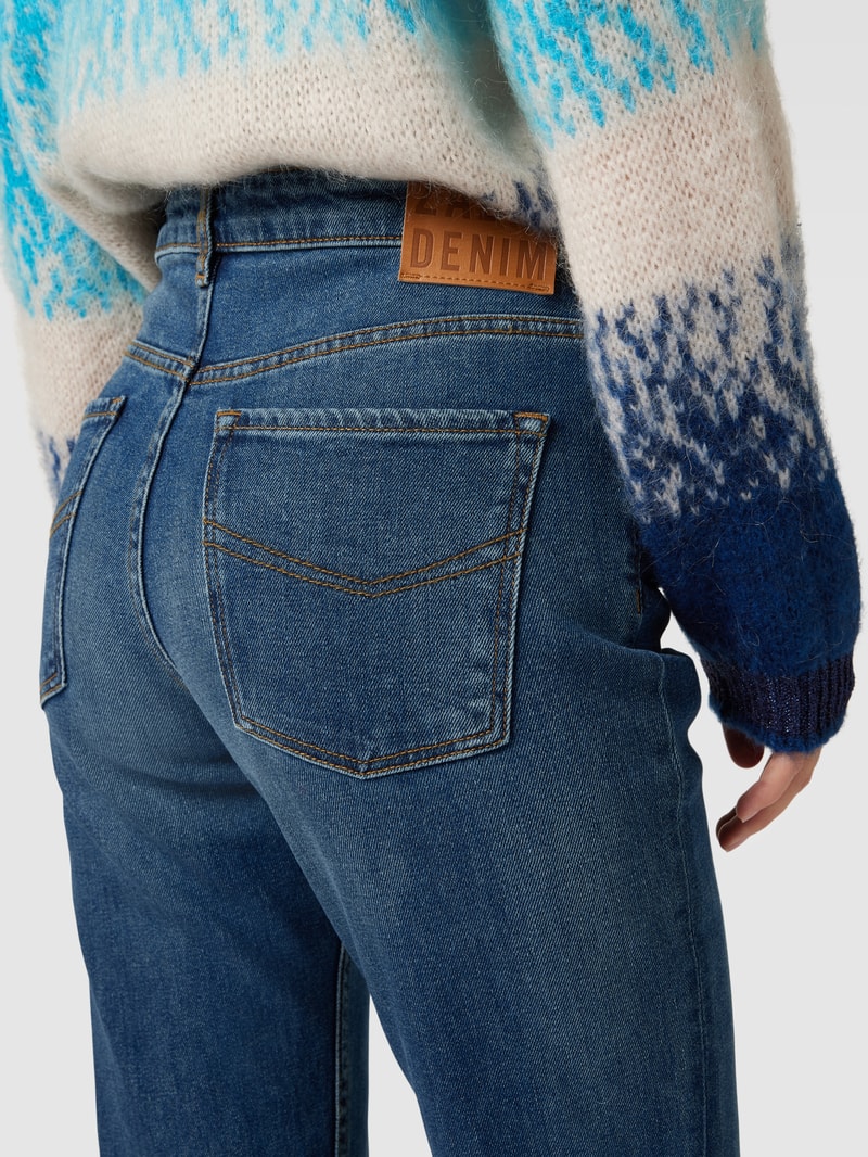 Bootcut Jeans mit Bügelfalten Modell 'VINCENTE DENIM ECO' in jeans