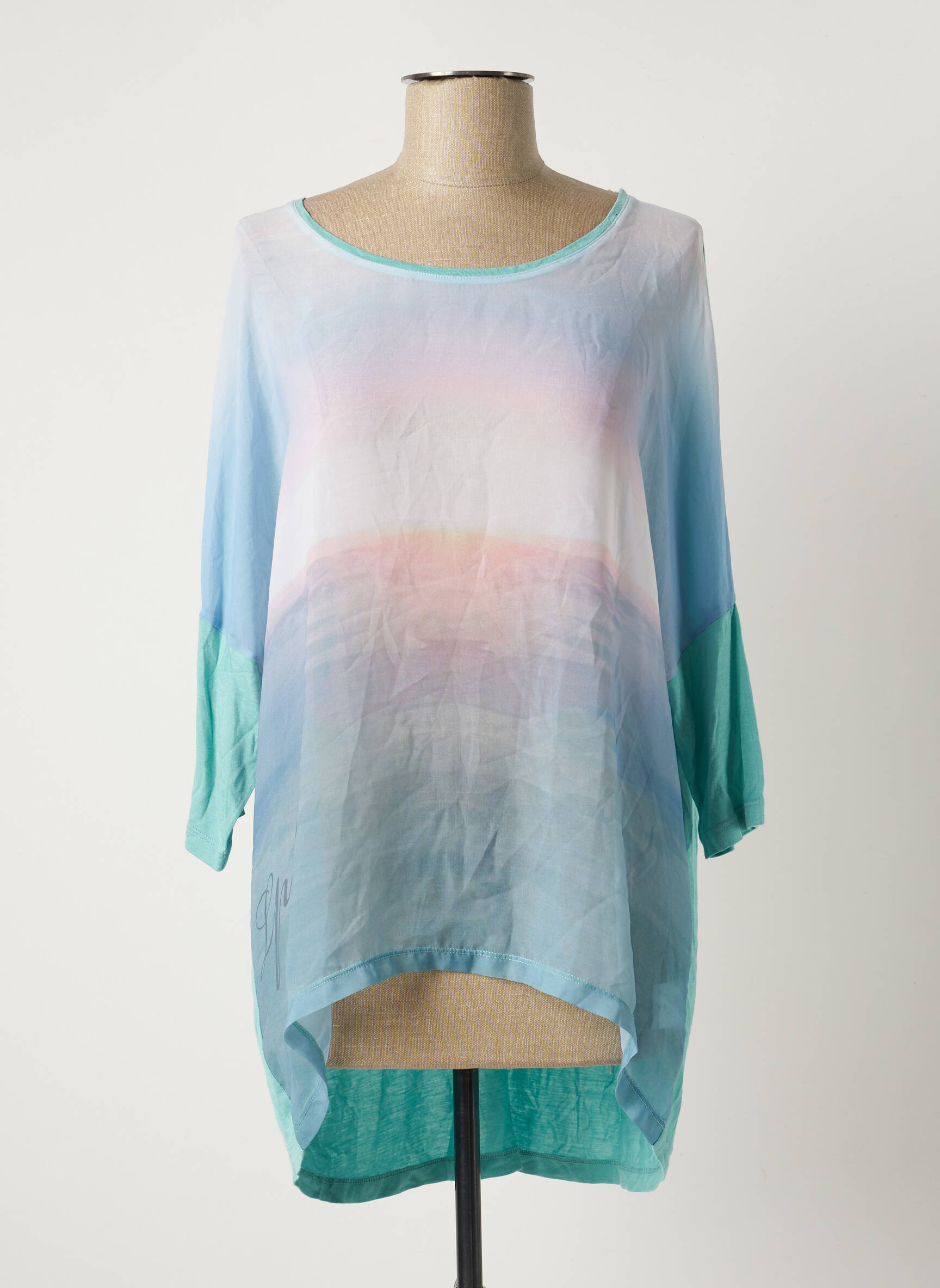 Les P Tites Bombes Tuniquemanchelongue Femme couleur bleu