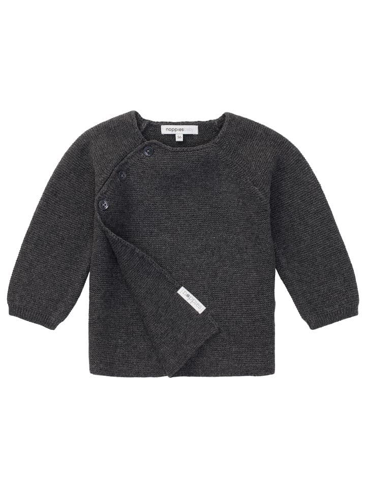 Noppies Strickjacke Pino in Dark grey melange günstig kaufen