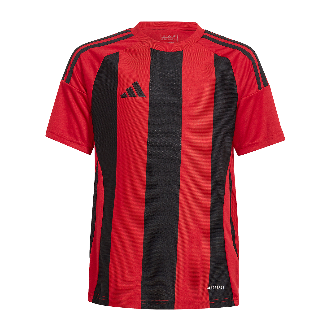 adidas Striped 24 Trikot Kids Rot Schwarz