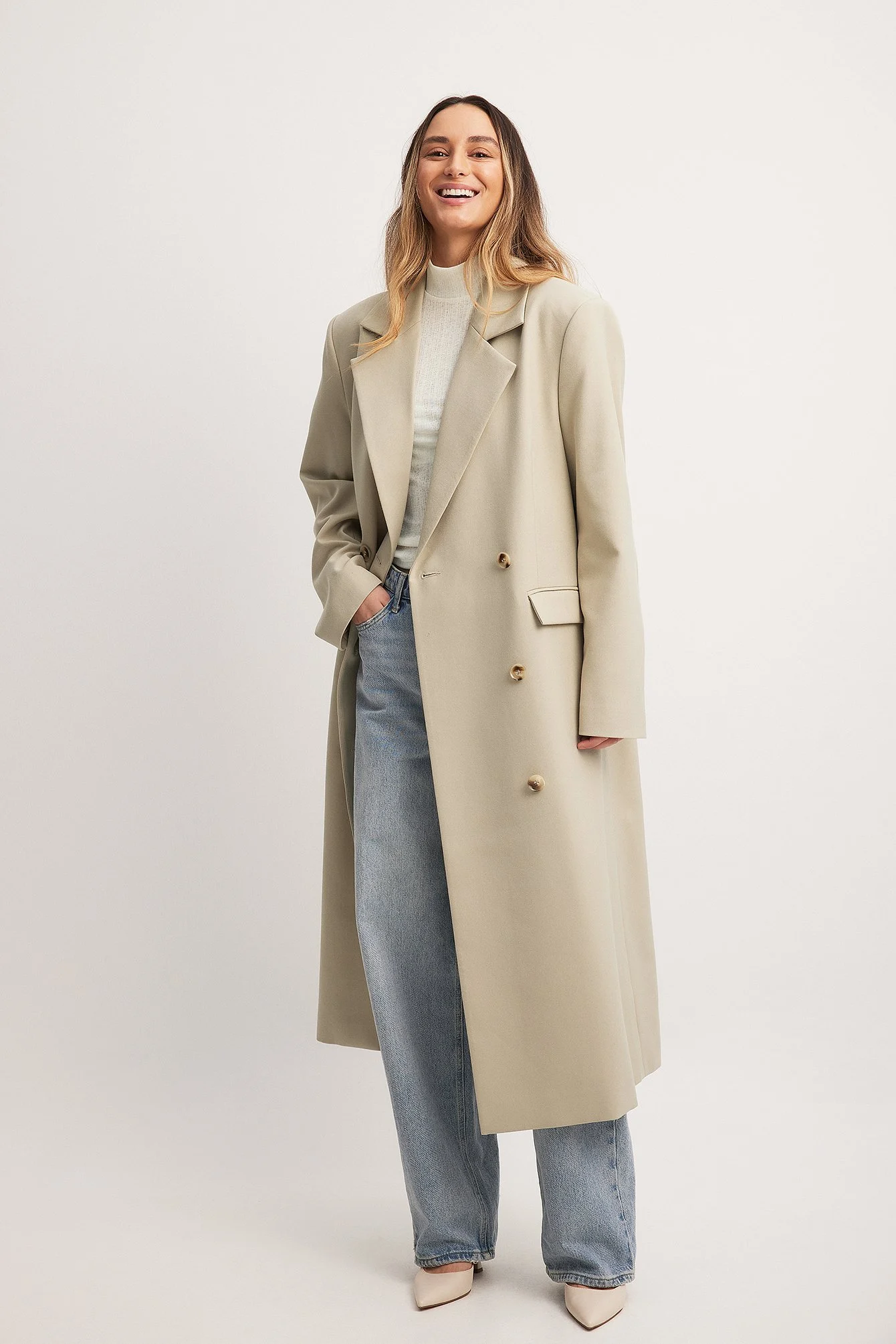 Zweireihiger Trenchcoat