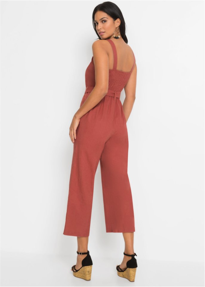 Leinen-Overall