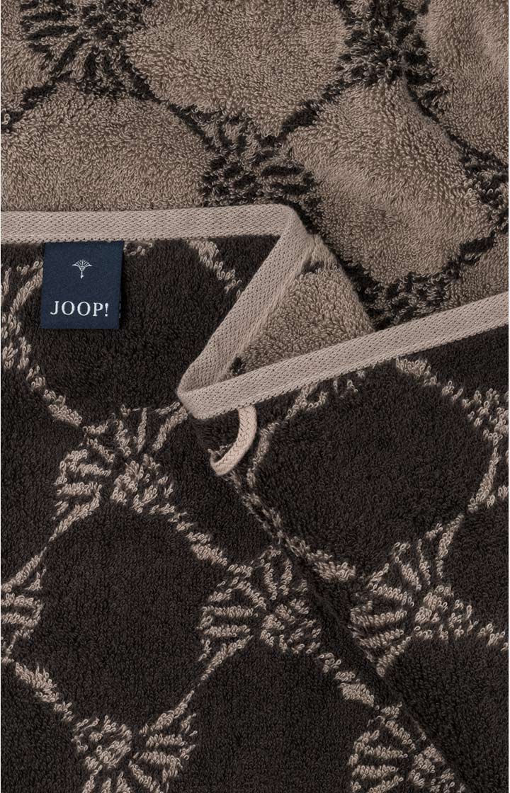 Seifentuch JOOP! CLASSIC CORNFLOWER in Mocca, 30 x 30 cm - im JOOP!