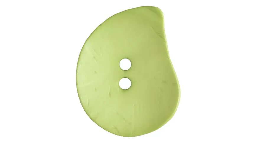 Dill 2-loch-Knopf oval mit Struktur Ø 50mm grün grün
