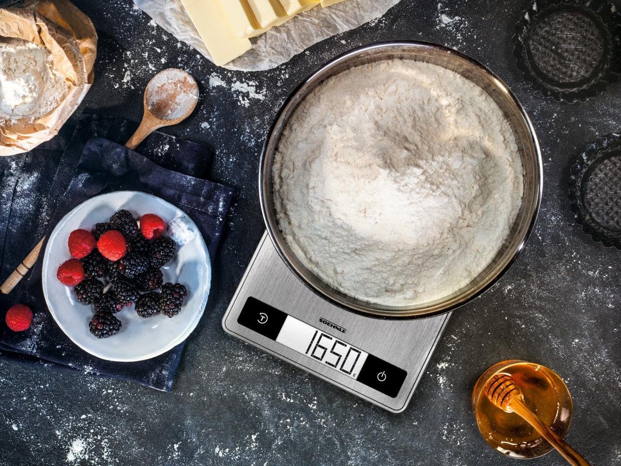 Soehnle Küchenwaage Profi 200, LCD Anzeige