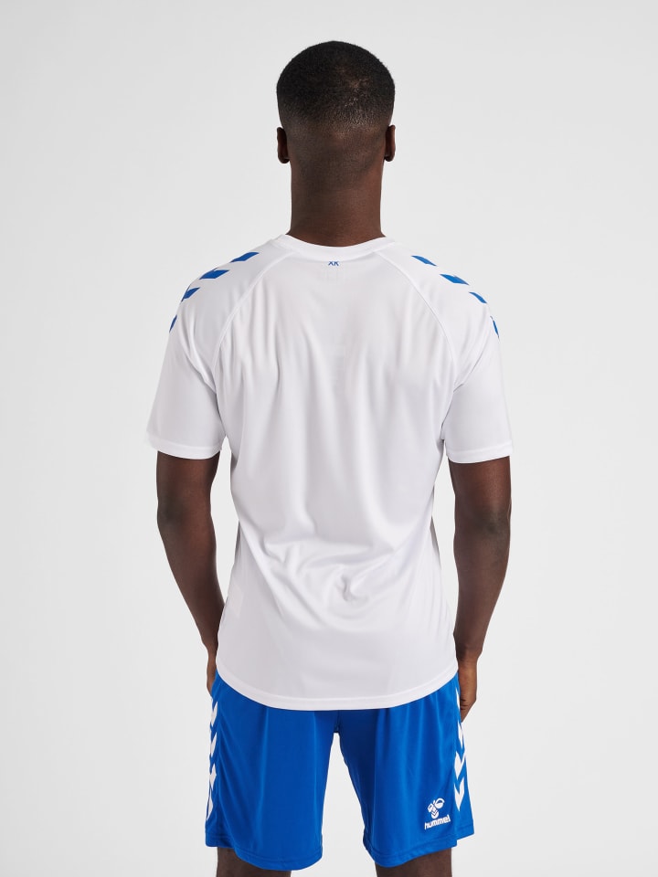 Hummel Hummel T-Shirt Hmlcore Erwachsene in WHITE/TRUE BLUE günstig kaufen