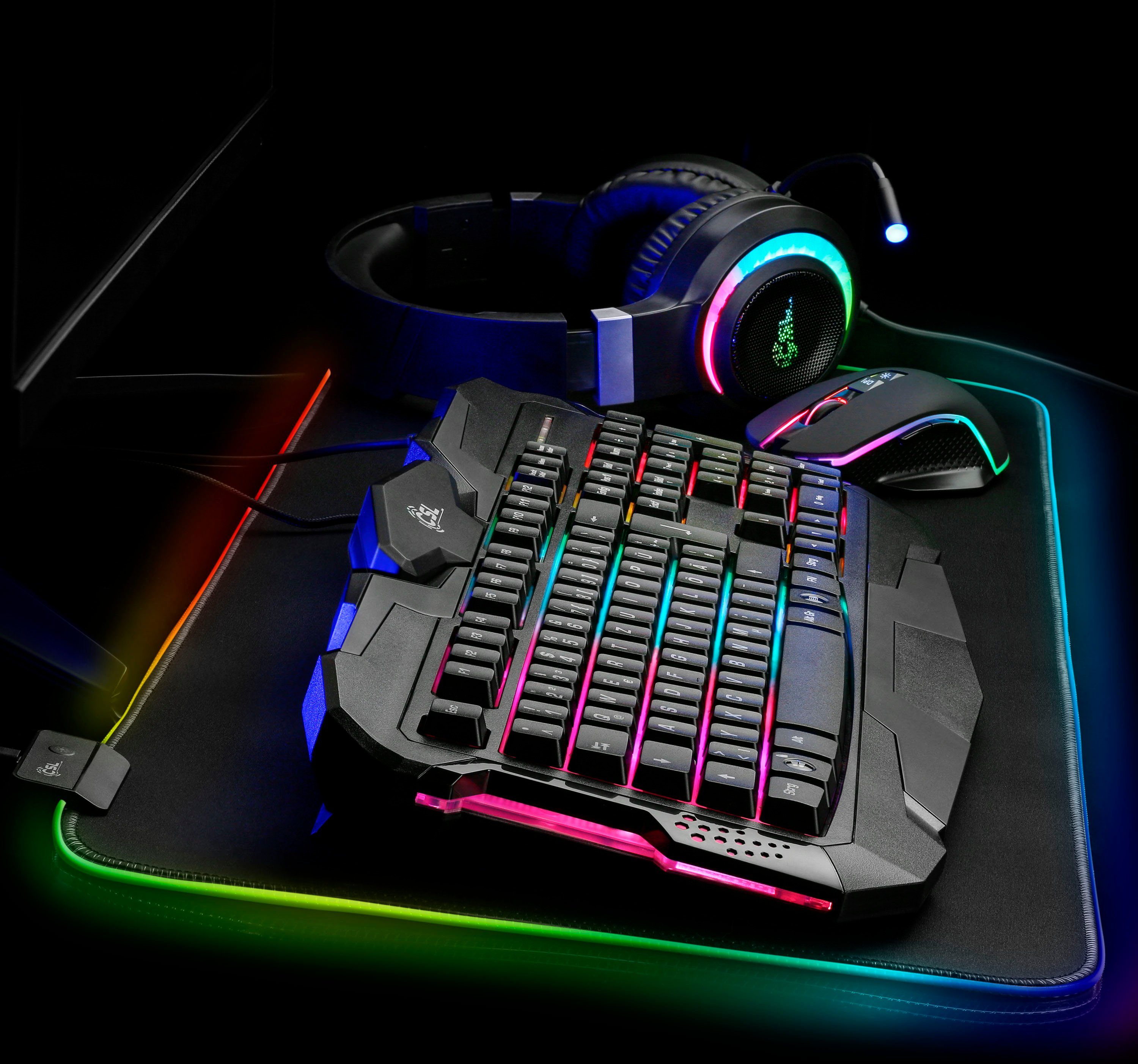CSL RGB Gaming Edition L8411 Gaming-PC (AMD Ryzen 5, Radeon Vega 11, 16 GB RAM, 1000 GB SSD, Luftkühlung)